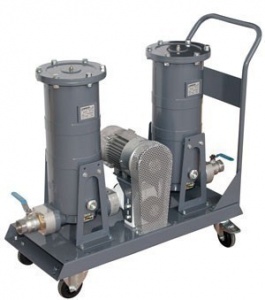 FG-300x2 - Мобильная фильтрующая установка с насосом BAG-800 230 VAC pump, 50/15 µm с абсорб.